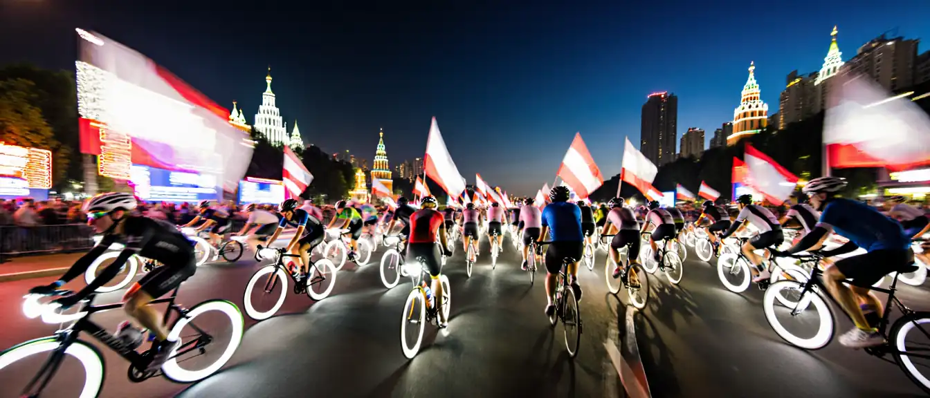Ночь на Садовом: Москва готовится к масштабному велозаезду под свет неоновых огней